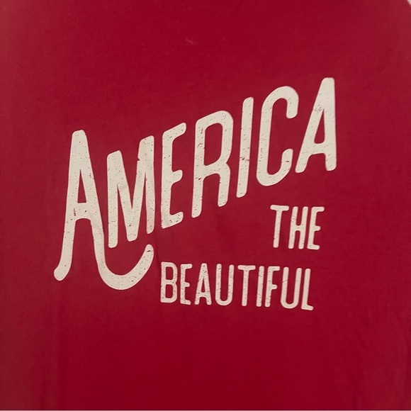 Natural reflections size large Patriotic America the beautiful tee shirt - Picture 3 of 9